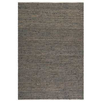Uttermost Tobais 9 X 12 Rescued Leather and Hemp Rug