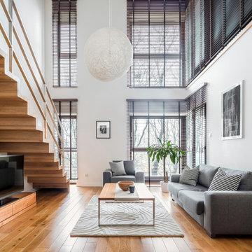 Contemporary Stylish living room, Redmond, WA