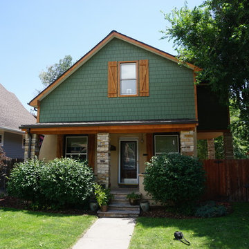 Shake Siding with custom cedar accents