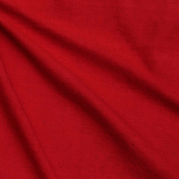 Red Cotton Linen Fabric By The Yard, Linen Fabric Linen Fabric Curtain