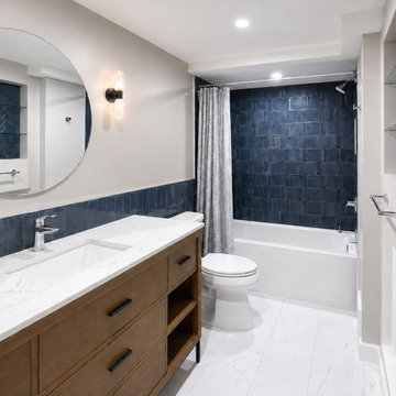 Mountain Basement Bathroom Addition