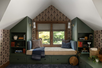 Inspiration for a craftsman bedroom remodel in Indianapolis