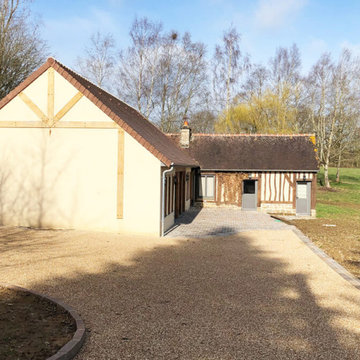 Construction d'un pool house