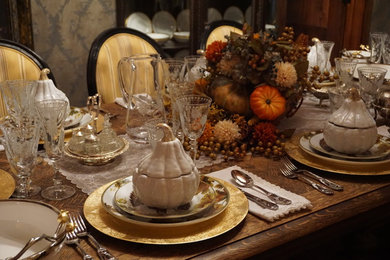 Formal Dining Room at Thanksgiving