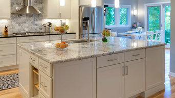 White and Grey Transitional Kitchen