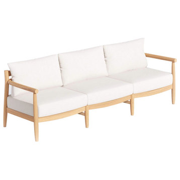 Lido Sofa, Teak, Bliss Linen Cushion Set