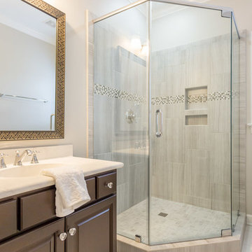 Abbington Subdivision, Apex, NC ~ 3 Bathroom Remodels