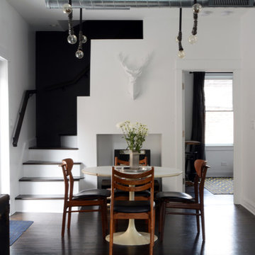 My Houzz: Eclectic Industrial Style in a Charming Chicago Home