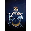 Underwater Drummer "X Marks The Spot" Photograph, Print or Metal, 12x18, Metal