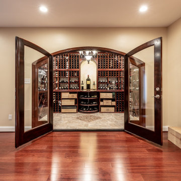 Amazing Basement Remodel, with Irresistible Wine Cellar in Ashburn VA