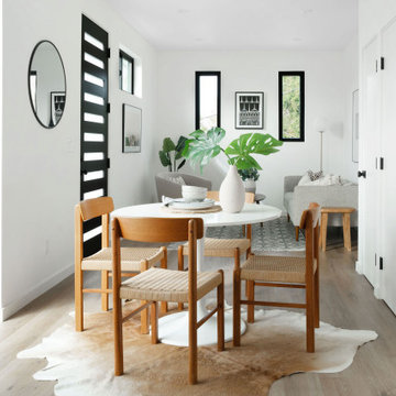 Modern ADU Dining Area in Open Concept Floorplan