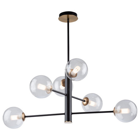 Artcraft Aurelia Six Light Chandelier