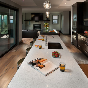 Hickory Shaker Kitchen in Coffee Bean