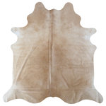 Decohides - Cowhide Rug Cream Beige - Every cowhide is unique in color tones, color distribution, shape an size. Be proud of it. Pictures are for reference only, but be assure that you will be receiving a very similar cowhide rug (in color tone, color distribution, size and shape) of top quality.