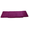 Loungie Micro-Suede Convertible Flip Chair/Sleeper Dorm Couch Lounger, Purple