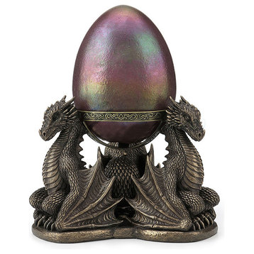 Dragons Prophecy By Luna Lakota With Dragon Egg Led Statue