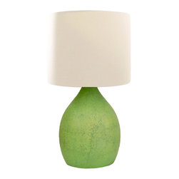 Ceramic with Eggshell (green) 102715 - テーブルランプ