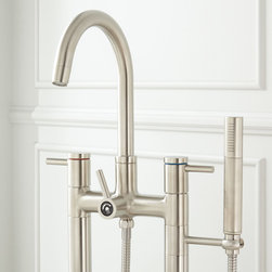 TOLOVANA FREESTANDING TUB FAUCET WITH HAND SHOWER - Bathtub Faucets