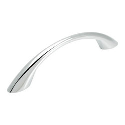 Cosmas - Cosmas 4003CH Polished Chrome Cabinet Pull, 3-3/4" Hole Centers, Set of 5 - Cabinet And Drawer Handle Pulls