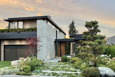 Minimalist exterior home photo in Seattle