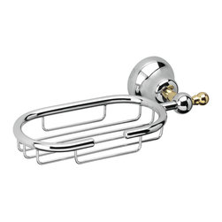 Sissi 0521 Shower Basket in Polished Chrome - Shower Caddies