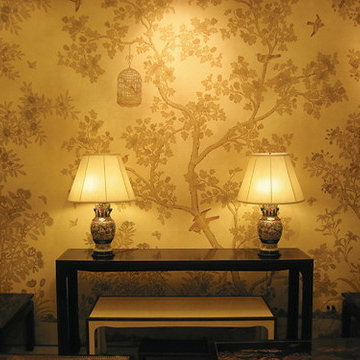 hand painted wallpaper project show
