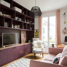 Window Seat & Bookcases