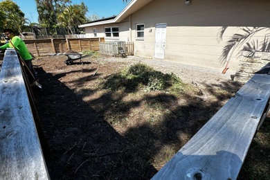This is an example of a modern landscaping in Tampa.