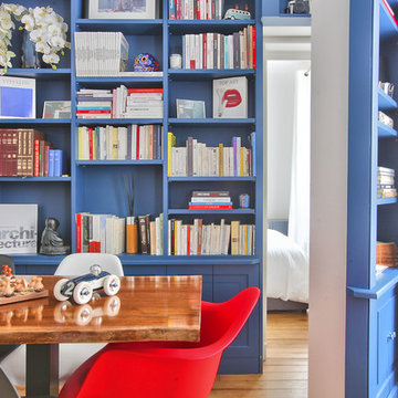 Bibliothèque sur mesure pièce secrète