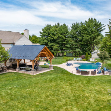 20x28 Denali Timber Frame Pavilion