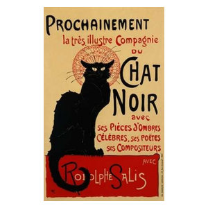 Chat Noir Prochainement Poster Print By Theophile Steinlen