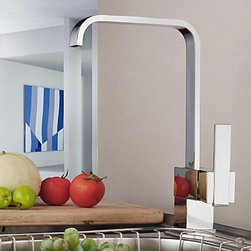 Chrome Finish Solid Brass Ktchen Tap T0718 - Kitchen Faucets