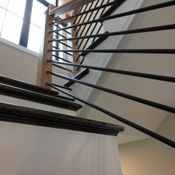 Project #69 | Contemporary Staircase with Horizontal Metal Rods