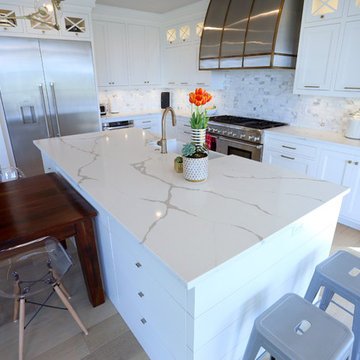 Nouveau Calcatta Quartz Kitchen