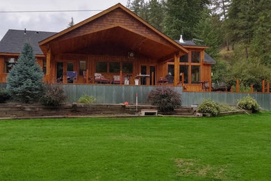 Example of an exterior home design in Seattle