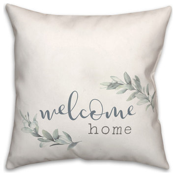 Welcome Home 18x18 Spun Poly Pillow