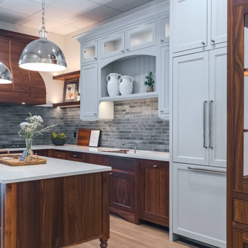 Traditional Walnut Cabinetry
