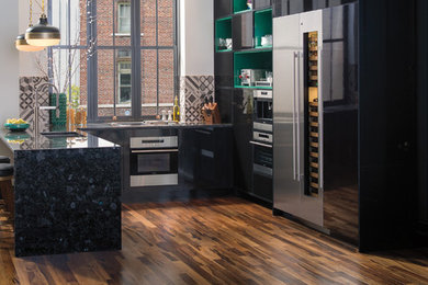 Inspiration for a modern kitchen remodel in New York