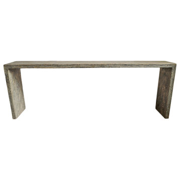 Rustic Modern Waterfall Console Table