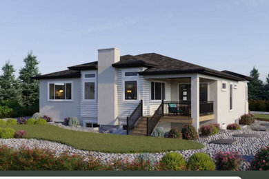 Inspiration for a modern exterior home remodel in Other