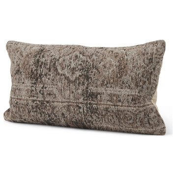 Khloe Taupe Lumbar Pillow Cover