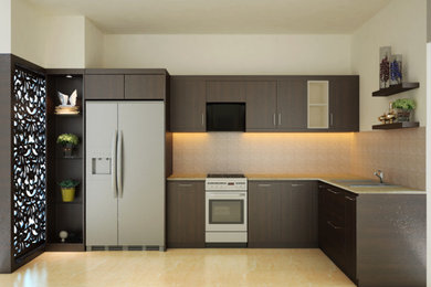Minimalist kitchen photo in Other