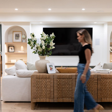 Luxury Basement Remodel with Custom Bar, Wine Display & Wellness Retreat