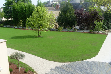 Design ideas for a transitional garden in Angers.