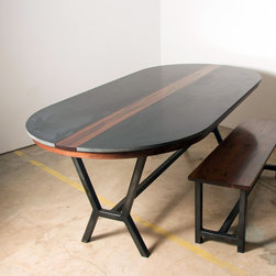 Jax Black "Lab" Phenolic Resin Dining Table - Dining Tables