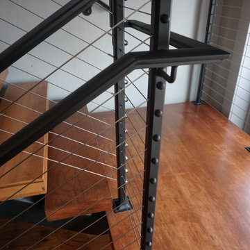 Shape Fitness Cable Wire Railing Job, Worthington, Ohio