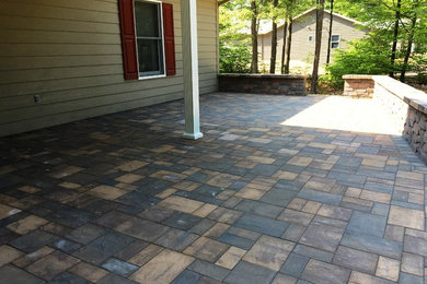 Transitional patio photo in Boston