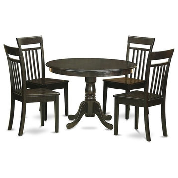 5-Piece Kitchen Nook Dining Set, Breakfast Nook, Table And 4 Dinette Chairs