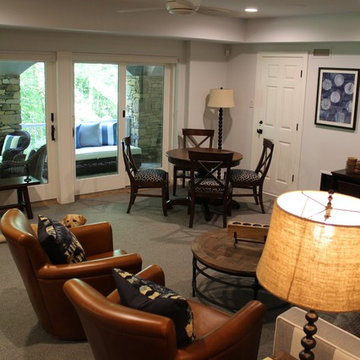 Basement Entertaining & Game Room