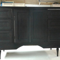 Espresso Bath Vanity - Bedroom & Makeup Vanities